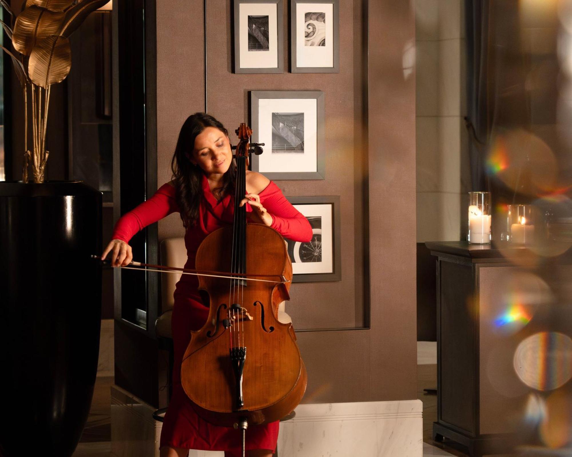 แฟร์มอนต์ ริยาด Hotel ริยาดห์ ภายนอก รูปภาพ Cellist and singer