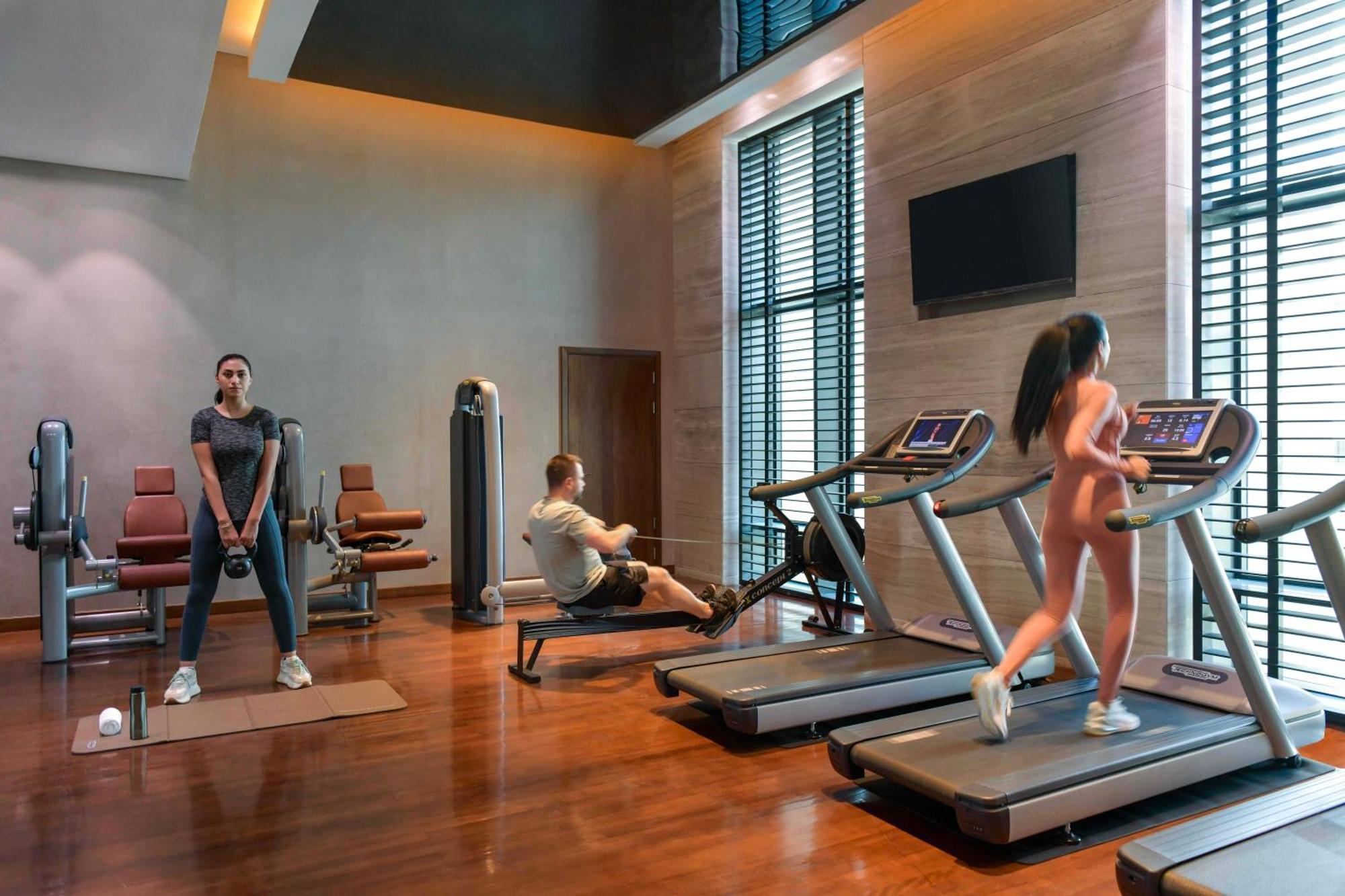 แฟร์มอนต์ ริยาด Hotel ริยาดห์ ภายนอก รูปภาพ The gym at the hotel